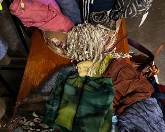 Silk scarve/x woven scarves, pashminas