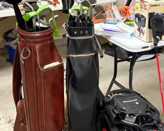 Golf clubs, golf gear 