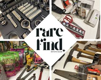 Tools, garage items, gardening 