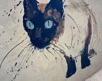Cat painting 