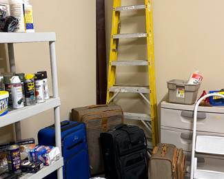 Ladders, luggage 