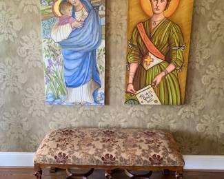 Note size of paintings