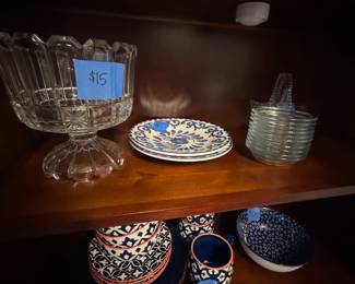 Various dishes and serveware