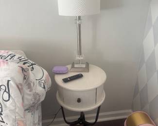 Matching nightstands and lamps