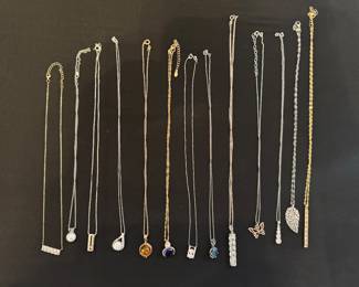 Sterling Necklaces with Pendants