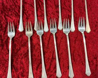 Big collection of Lady Mary Sterling, silver flatware by Towle