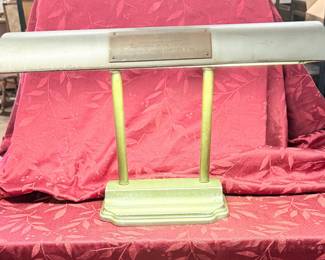 This was a presentation lamp given to a general from World War II up to the Cold War