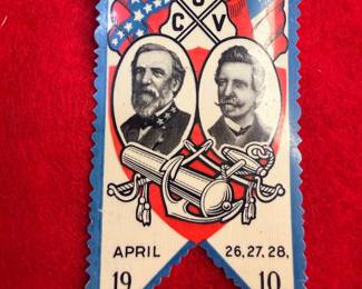 Another picture of the reunion ribbon made out of celluloid