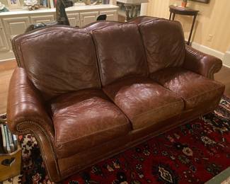 Bradington-Young leather couch