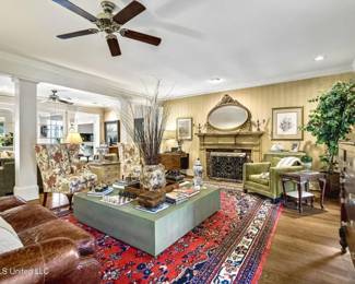 Restoration Hardware coffee table, Person rug...