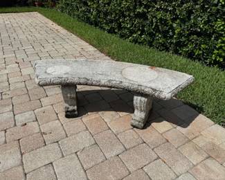3 Matching Concrete Benches