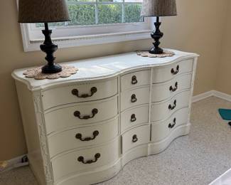 French Provincial Mahogany Dresser