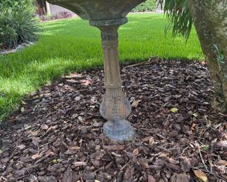 Heavy Stone Birdbath
