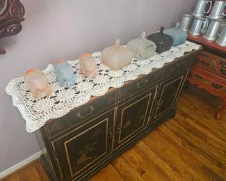 Indiana Glass Bee Boxes 