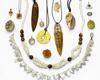 Boho Jewelry Including Necklaces, Pendants, More