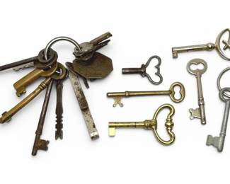 Skeleton Keys Including Key Rings