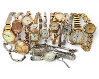 Bulova, Elgin, Waltham, Hamilton, More Vintage Cocktail Watches 2 Run