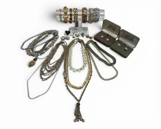 Gold SilverToned Necklaces and Bracelets Nolan Miller, Goldette, Monet, More