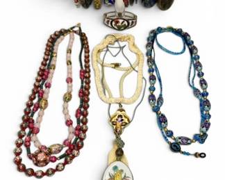 Colorful Floral Motif Jewelry