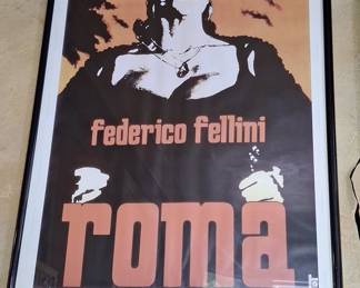 Federico Fellini's Roma Italian Film Poster (Manifesto Originale)
