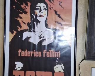 Federico Fellini's Roma Italian Film Poster (Manifesto Originale)