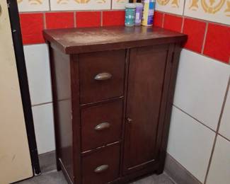 Vintage Wooden Ice Box / Jelly Cabinet