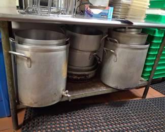 Vollrath 13-20 Qt Aluminum Stock Pot with Spigot