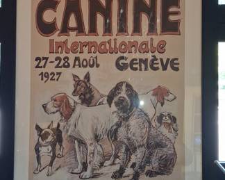 Exposition Canine Internationale Genève 1927 Poster