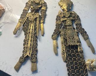 Vintage Indonesian prosperity dolls