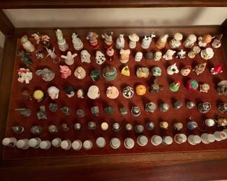 Extensive thimble collection - not all are pictured