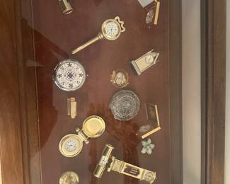 Brass clock collection