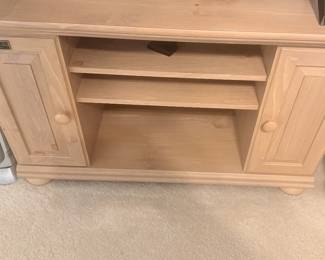 Blonde TV Stand