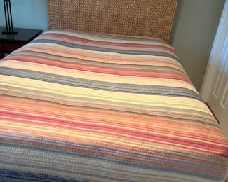 Pottery Barn Seagrass headboard