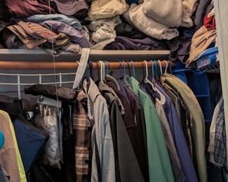 So many clothes ... 