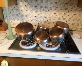 Vintage Copper Bottom Revereware