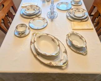 Vintage Black Knight China Carmen Pattern 8 settings 45 pieces