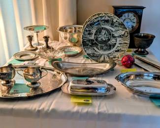 Vintage St. Clair Items & Silver Plated Items