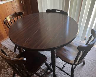 MCM Breakfast Nook Set with 4 Chairs