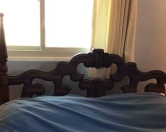 MCM Thomasville Walnut Headboard Part of 4 piece set