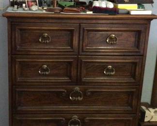 MCM Walnut Thomasville Highboy part of 4 piece Set
