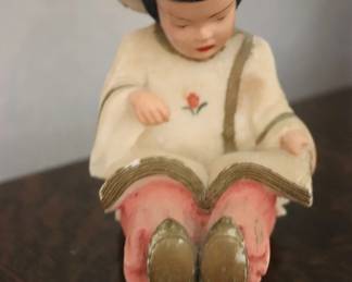 Salt Stone Asian figure