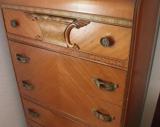 Antique Waterfall bedroom set