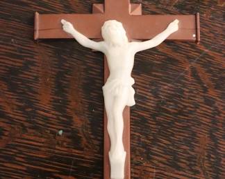 vintage crucifix glow in the dark Jesus