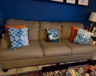 Couch. Pillows,not included.