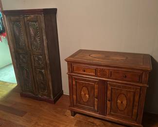 Beautiful vintage cabinet!  So many uses!