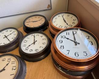 Old school clocks