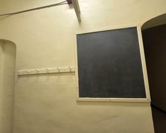 Old gym chalkboard