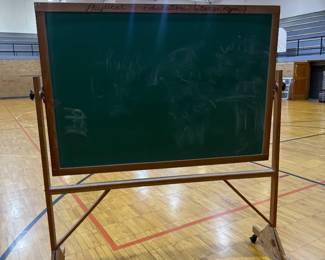 Gymnasium chalkboard