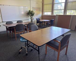 Oh the teacher’s lounge- wait for it, we’re going to decorate this space much better!