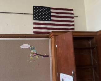 “…to the flag…”